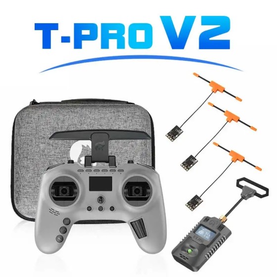 HOT Jumper T-Pro V2 ELRS 1000mW 30dBm JP4IN1 ELRS ExpressLRS Radio Control for Hall Gimbals Drones Airplane Multirotor Frsky